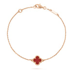 Van Cleef & Arpels Sweet Alhambra bracelet 18K rose gold, Carnelian - Image 1