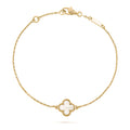 Van Cleef & Arpels Sweet Alhambra bracelet 18K yellow gold, Mother-of-pearl