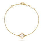 Van Cleef & Arpels Sweet Alhambra bracelet 18K yellow gold, Mother-of-pearl - Image 1
