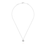 Van Cleef & Arpels Sweet Alhambra pendant 18K white gold, Diamond - Image 2