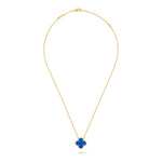 Van Cleef & Arpels Vintage Alhambra pendant 18K yellow gold, Agate - Image 2