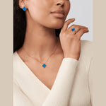Van Cleef & Arpels Vintage Alhambra pendant 18K yellow gold, Agate - Image 4