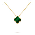 Van Cleef & Arpels Vintage Alhambra pendant 18K yellow gold, Malachite