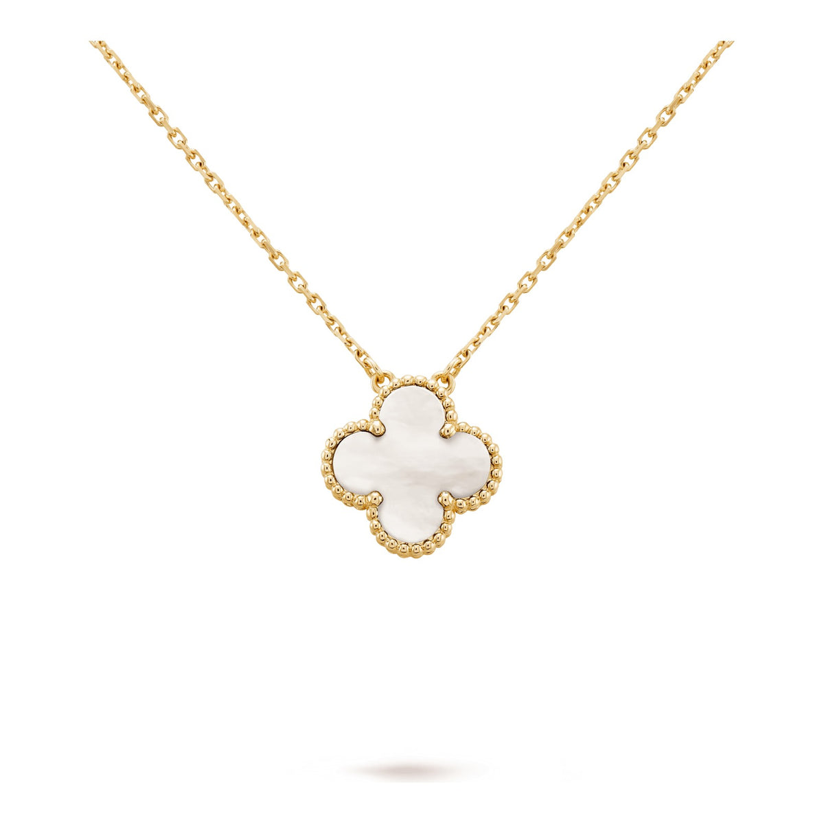 Van Cleef & Arpels Vintage Alhambra pendant 18K yellow gold, Mother-of-pearl
