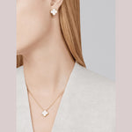Van Cleef & Arpels Vintage Alhambra pendant 18K yellow gold, Mother-of-pearl - Image 4