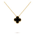 Van Cleef & Arpels Vintage Alhambra pendant 18K yellow gold, Onyx