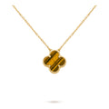 Van Cleef & Arpels Vintage Alhambra pendant 18K yellow gold, Tiger Eye