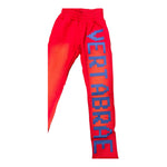 Vertabrae C-2 Sweat Pants Washed (Red & Blue) - Supra Sneakers - Image 3