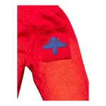 Vertabrae C-2 Sweat Pants Washed (Red & Blue) - Supra Sneakers - Image 4
