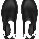 Pair of black slippers on a white background - Image 2