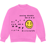 CPFM x McDonald's Seeing Double Crewneck Pink - Supra Sneakers